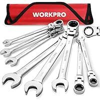 Algopix Similar Product 5 - WORKPRO 8piece FlexHead Ratcheting