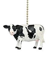 Algopix Similar Product 19 - Holstein Farm Cow Ceiling Fan Pull by