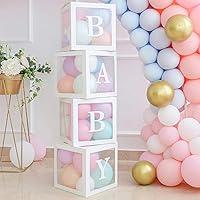 Algopix Similar Product 9 - Baby Clear Boxes with Letters for