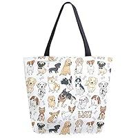 Algopix Similar Product 10 - Naanle Cartoon Lovely Breeds Dogs Extra