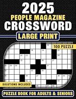 Algopix Similar Product 2 - 2025 People Magazine Crossword Puzzle