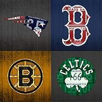 Algopix Similar Product 10 - KPSheng Boston Sports Fan Vintage