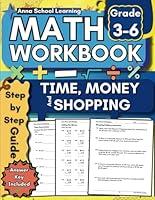 Algopix Similar Product 9 - Time Money and Shopping Math Workbook