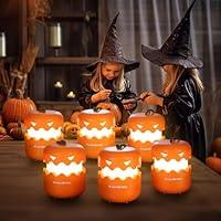 Algopix Similar Product 1 - EverBrite 6Pack Halloween Pumpkin