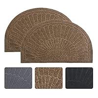 Algopix Similar Product 9 - YK Decor Half Round Front Door Mat