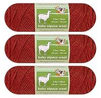 Algopix Similar Product 14 - Baby Alpaca Wool Blend Yarn Worsted
