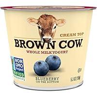 Algopix Similar Product 5 - Brown Cow Cream Top Blueberry on the