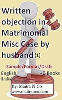 Algopix Similar Product 4 - Written objection in Matrimonial Misc