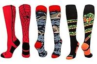 Algopix Similar Product 10 - MadSportsStuff Shark Socks Spider Socks