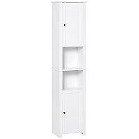 Algopix Similar Product 18 - HOMCOM Tall Bathroom Storage Cabinet