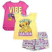Algopix Similar Product 5 - Disney Girls 3Piece Shirts and Short