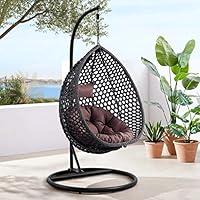 Algopix Similar Product 7 - Hanging Egg Swing Chair with Stand