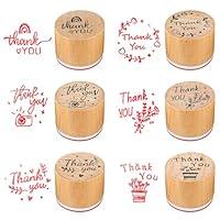 Algopix Similar Product 8 - Piriuuo 6 Pcs Thank You Stamps Set