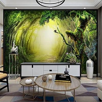 Green jungle. Custom-made wallpaper on