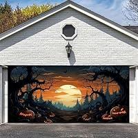 Algopix Similar Product 1 - Nudsfuii Halloween Garage Door Cover