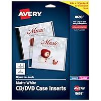 Algopix Similar Product 5 - Avery Printable CD Jewel Case Inserts