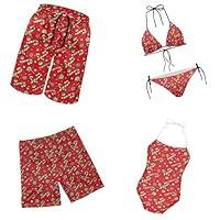 Algopix Similar Product 4 - POLERO Family Christmas Swimsuits