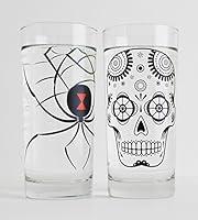 Algopix Similar Product 5 - Halloween Glassware Set  Black Widow