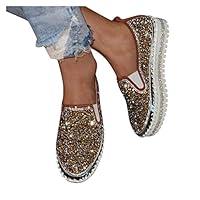 Algopix Similar Product 6 - Dainzusyful Womens SlipOn Platform