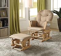 Algopix Similar Product 4 - Benzara Rehan Glider Chair and Ottoman