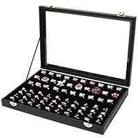 Algopix Similar Product 10 - HS Glass Lid 100 Ring Jewellery