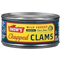 Algopix Similar Product 3 - Snows Wild Caught Chopped Clams