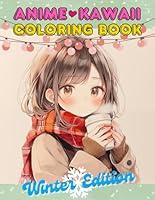 Algopix Similar Product 4 - Anime Kawaii Coloring Book Winter