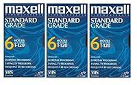 Algopix Similar Product 8 - Maxell VHS Blank 3Pack Standard Grade