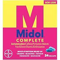 Algopix Similar Product 11 - Midol Complete Gelcaps 24Count Boxes