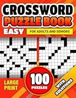 Algopix Similar Product 7 - Easy Crossword Puzzle Book for Adults