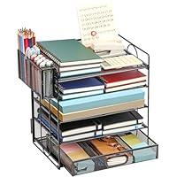 Algopix Similar Product 12 - EOOUT 5 Tier File Organizer for Desk