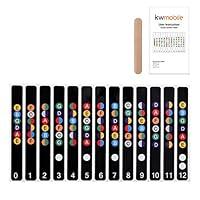 Algopix Similar Product 12 - kwmobile Guitar Fretboard Stickers Set