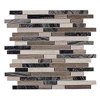 Algopix Similar Product 15 - MAYKKE 12 x 12 Byron Mosaic Wall and