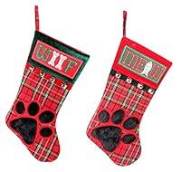 Algopix Similar Product 14 - Dennis East Woof and Meow Plaid Paw