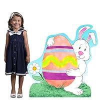 Algopix Similar Product 7 - 3 ft 11 in Easter Bunny  Egg Standee