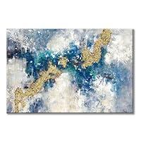 Algopix Similar Product 8 - Blue And Gold Wall Decor Set Teal