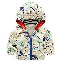 Algopix Similar Product 10 - lymanchi Kids Baby Boy Dinosaur Hooded