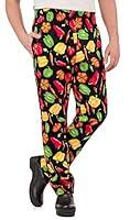 Algopix Similar Product 2 - Mens Peppers Print Chef Pant(Medium)
