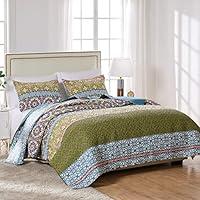 Algopix Similar Product 1 - Greenland Home ShangriLa Quilt Set