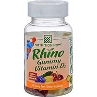 Algopix Similar Product 19 - Nutrition Now Rhino Vitamin D Bears 