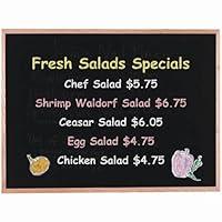 Algopix Similar Product 6 - Wall Mounted Chalkboard Size 3 H x 5