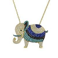 Algopix Similar Product 16 - CZ Blue Nano Turquoise Boho Bali Style