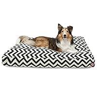 Algopix Similar Product 19 - Black Chevron Large Rectangle Indoor