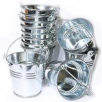 Algopix Similar Product 18 - GIFTEXPRESS 48ct Mini Metal Buckets