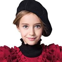 Algopix Similar Product 18 - Wool French Beret Cap for Girls Boys