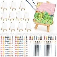 Algopix Similar Product 10 - Auihiay 12 Sets Mini Canvases for