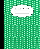 Algopix Similar Product 6 - Composition Notebook Green Cover Wide