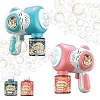 Algopix Similar Product 16 - 2Pcs Bubble Gun for Toddlers 1-3 918-01