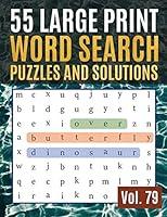 Algopix Similar Product 7 - 55 Large Print Word Search Puzzles and