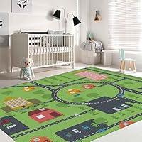 Algopix Similar Product 2 - RUGROOM Yellow Kids Rugs Oversized Play